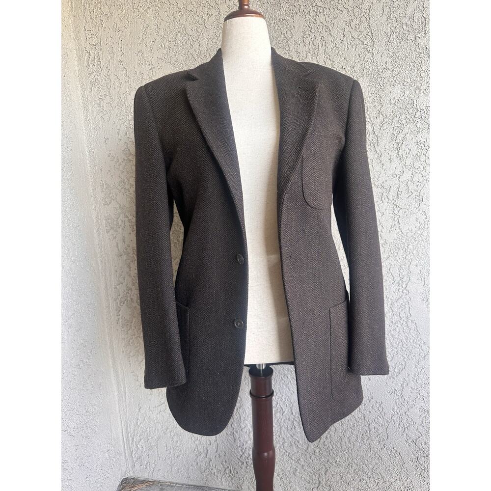 Donna Karan Wool Cashmere blend Dress Coat Blazer size Lg/XL